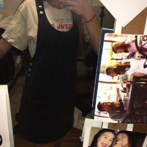 SOLD🌟Pacsun Jean Black Overall Dress